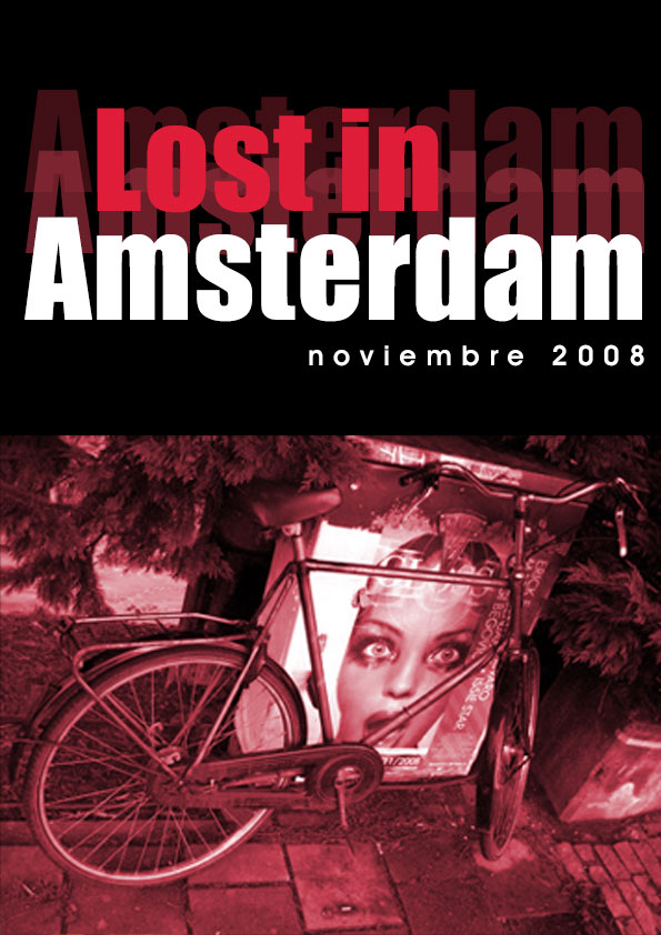 Cartel presentación de la exposición Lost in amsterdam